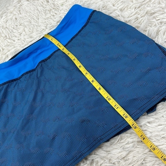 Lululemon Run: Pace Setter Skirt (tall) Cornflower / Black / Cornflower - Picture 2 of 6